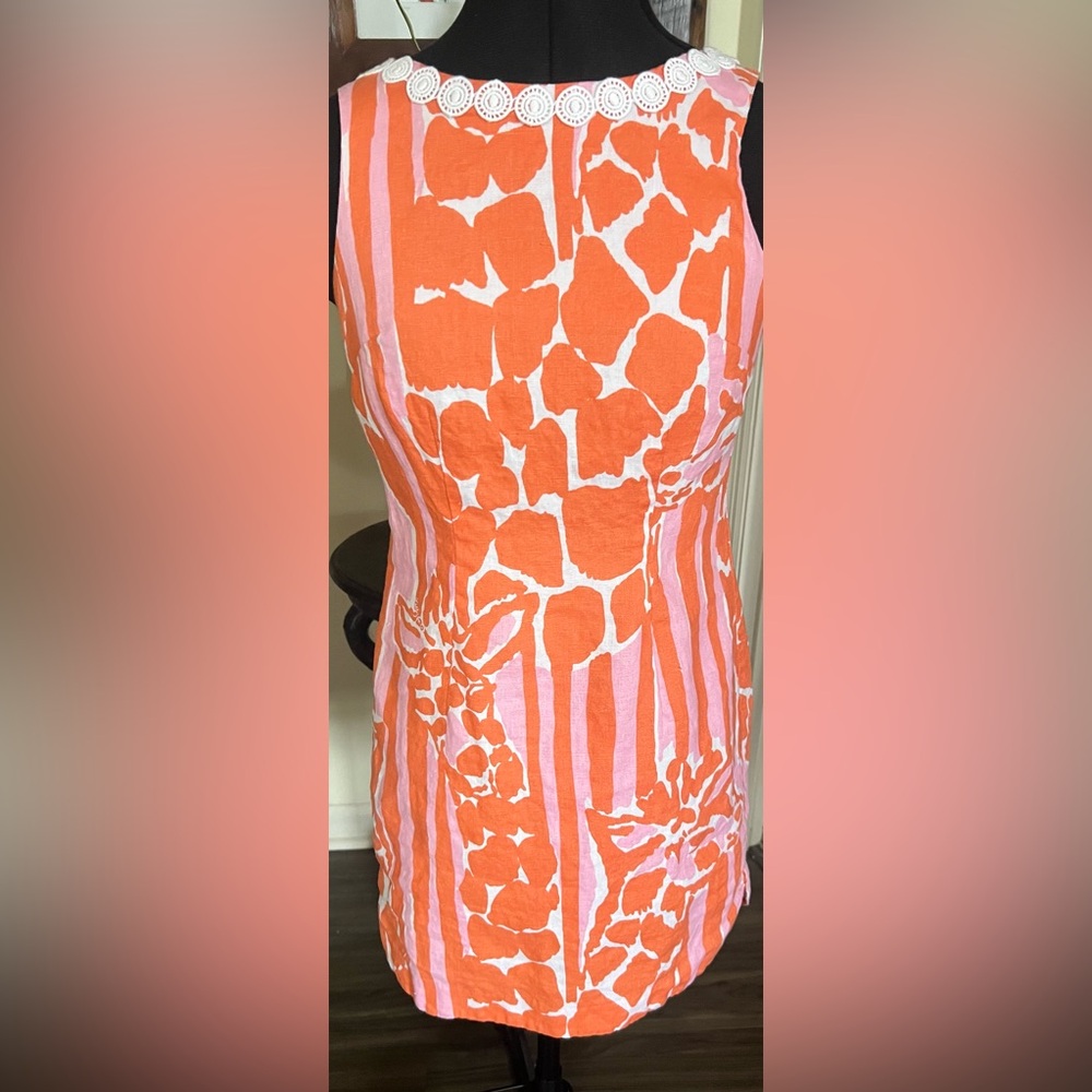 Lilly Pulitzer for Target Orange and White Floral Dress